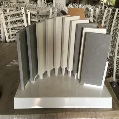 China Floor Showroom Sample Display Stand Showroom Customized Ceramic Tiles Show Racks for sale