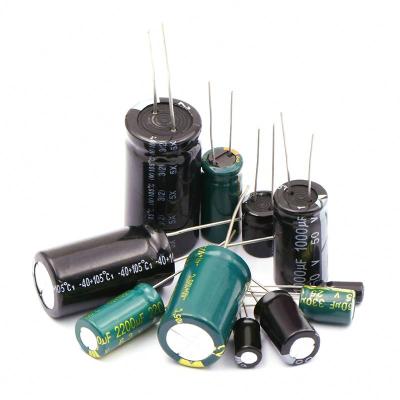 China Universal Purpose DIP Aluminum Electrolytic Capacitor 16V 25V 35V 100V 470UF 100uf 1000uf 2200UF for sale