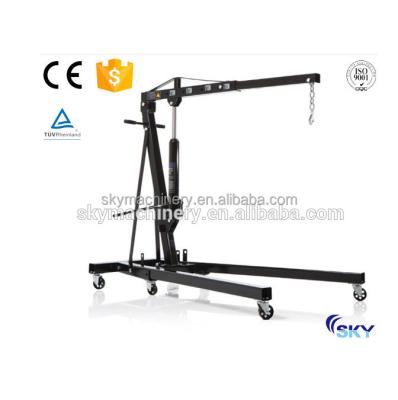 China Car Jack New product made in china mobile hydraulic folding motor crane 2t shop crane for sale