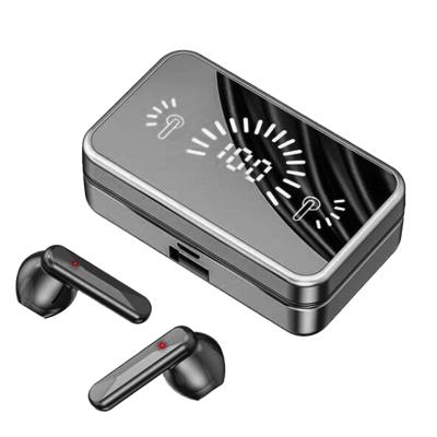 China Type-c Wireless Earbuds Waterproof Led Gaming Earbuds Low Sound Earphone Mirror Display Earphone S20 for sale