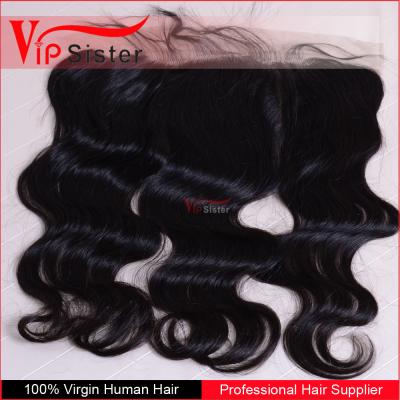 China 100% Virgin Brazilian Free Lace Frontal Hair Closure 13x4 Brazilian Virgin Hair Body Wave Starter Bundles VIPSISTER Hair Frontal Closure for sale