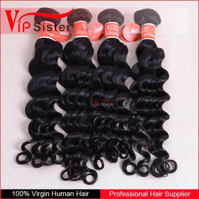 China Top Grade Deep Wave Hair Wet And Wavy Brazilian Hair Weave Top Grade VIPSISTER Brazilian Hair Weave for sale