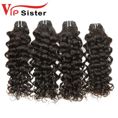 China 100% Unprocessed Indian Raw Virgin Italian Human Hair Extensions Curly Hair Weft Bundles for sale