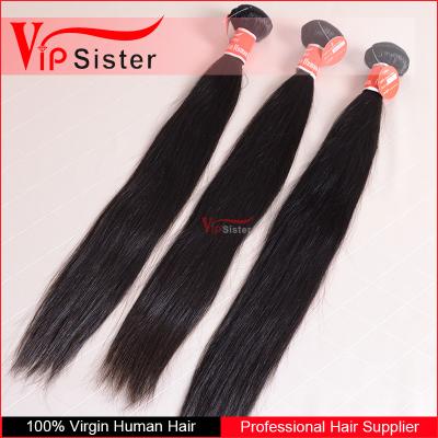 China No Tangle Alibaba Hair Products How To Sale 100% Virgin Human Hair Weft 3 Pcs Top Quality Brazilian Straight Hair for sale