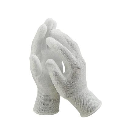 China Anti-Cut Cotton Nylon Gloves White Uniform Gloves for sale