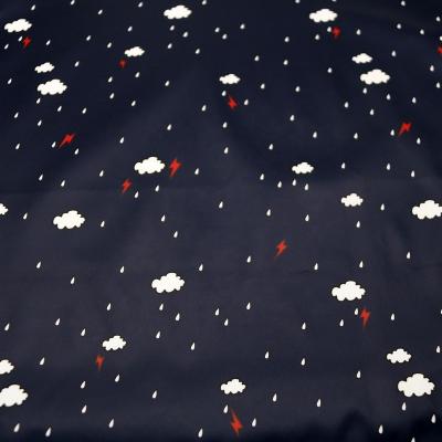 China Waterproof printing kids lamninated TPU fabric with knit back for kids cloth clothing for sale