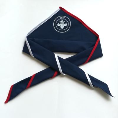 China Custom Woven T/C T/C Fabric Boy Scouts Neckerchief Souct Scarf for Boys and Girls for sale