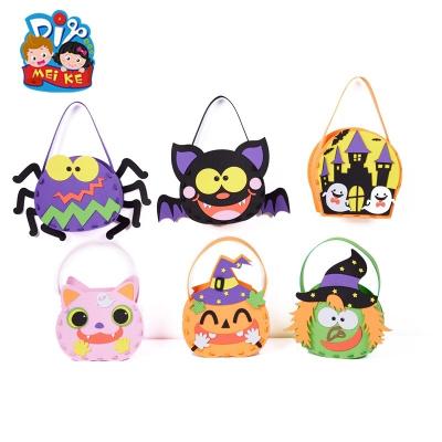 China Handmade Bag Toy Kindergarten Material Candy EVA Handbag Creative Paste Making Children's Home Halloween Diy Bag for sale