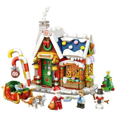 China DIY TOY 788 PCS Christmas Day Gift New LEGOON Building Blocks Toy Gift Christmas Gift Blocks Toy for sale