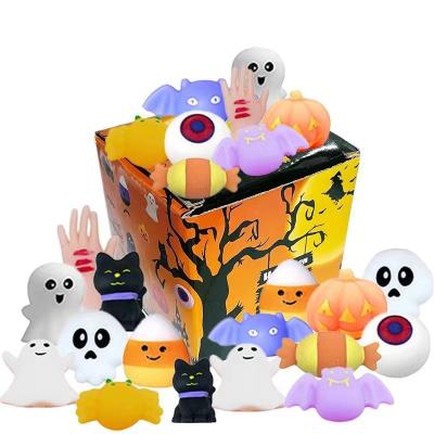 China Toy Factory Wholesale DIY Christmas Soft Border Dumplings Pinch Music Decompression Toy Gift Box Children's Holiday Duct Set for sale