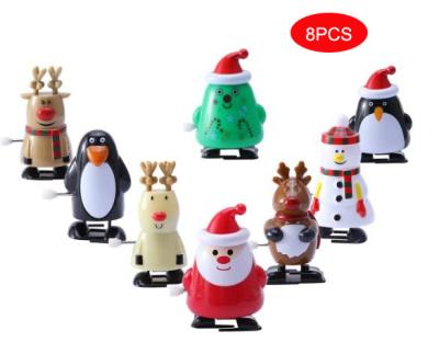 China 2023 Hot Sale Electronic Christmas Toy Various Styles Wind Up Toys Santa Claus Christmas Party Children Toys Cheap For Gifts for sale