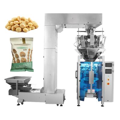 China Automatic Vertical Mixed Pouch Bag Snacks Nut Dry Food Pillow Fruit Packing Machine for sale