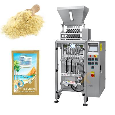 China SS304 Food Multi Lane Four Lane Sachet Stick Corn Powder Sealing Packing Machine for sale