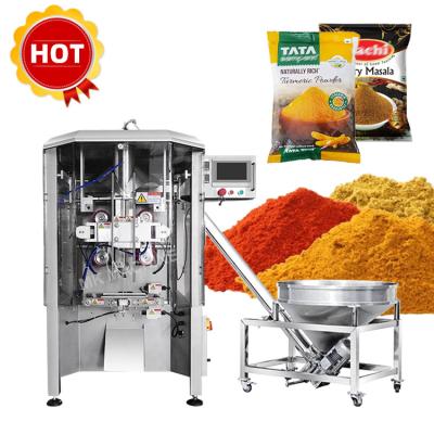 China Multifunctional Automatic Vertical Food Bag Pouch Seasoning Kava Ginger Curry Masala Masala Powder Small Packing Machine for sale