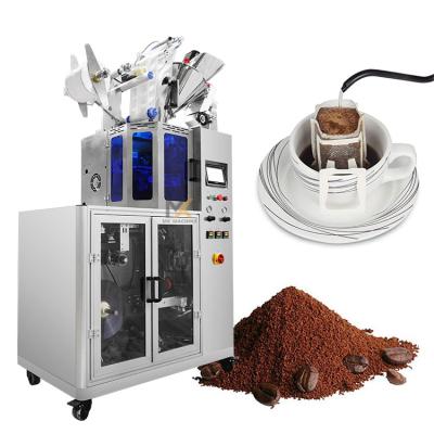 China Full Automatic Food Easy To Use Hanging Ear Heat Sealing Drip Coffee Powder Bag Packing Machine for sale