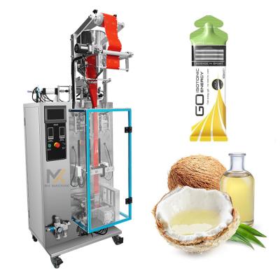 China Hot Sales Food Bag 10ml Automatic Irregular Coconut Oil Sachet Liquid Packing Machine for sale