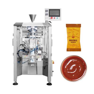 China Automatic Liquid Vertical Food Pouch Bag BBQ Barbecue Soy Sauce Package Packing Machine for sale