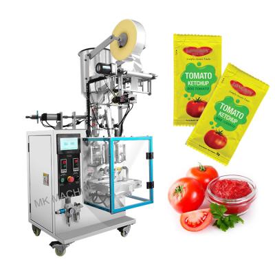 China Automatic Vertical Food Quality Guarantee Small Sachet Ketchup Tomato Sauce Packing Machine for sale