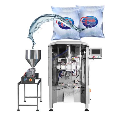 China High Accuracy Automatic Pure Food Pouch Plastic Bag Small Drinking Water Packing Machine Price for sale