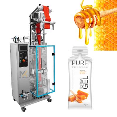 China Hot Sales Automatic Food Honey Jam Irregular Shaped Bag Liquid Filling And Packaging Machine for sale