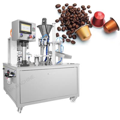 China Full Automatic Nespresso K 5g 7g 9g Nitrogen Food Nitrogen Nespresso K 5g 7g 9g Coffee Pod Machine Capsule Filling Packaging Machine for sale