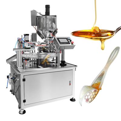 China Hot Honey Spoon Shape Packaging Machine Honey Spoon Food Sales Sales Gasket Filling Machine for sale