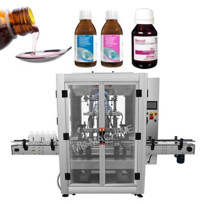 China Food Delivery On Time Glass Bottle Automatic Jar Oral Liquid Filling Machine for sale