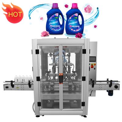 China Fast Full Automatic Plastic Soap Foam Liquid Bottle Food Delivery Hotel Shampoo Detergent Filling Machine for sale