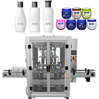 China High quality hot sale food face body lotion beauty cream jar bottle filling and capping machine with CE certificate for sale