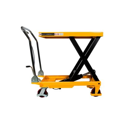 China Various Good Quality Manual Cylinder Hydraulic Lift Table With Roller for sale