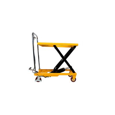 중국 Factory manufacture various manual hydraulic lifting table trolley and heavy duty hydraulic cart 판매용