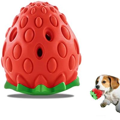 China Viable Dog Chew Toys for Aggressive Chewers, Indestructible Dog Toys for Boredom Strawberry Dog Toys for sale