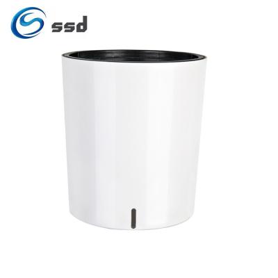 China Office Gardening Pot Plastic Balcony Breathable Home Indoor White Hydroponic Planter for sale