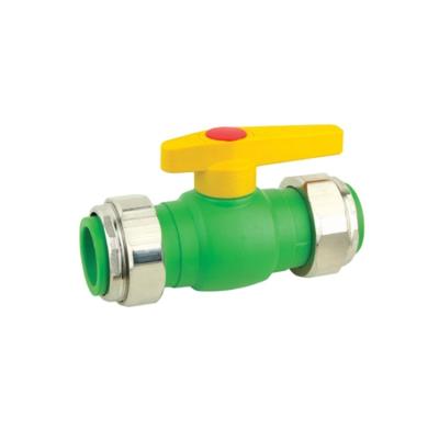 China Wholesale High Quality Ppr Fine Internal Internal Single Fittings Brass Ball Thread Water Thread Valve for sale