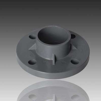 China Anticorrosion low price specification hydraulic serration process molding plastic flange pvc pipe fitting flange a105 weld neck flange for sale