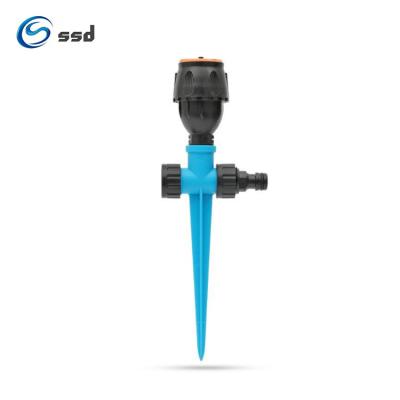 China Features Automatic Adjustable Garden Equipment Lawn Watering Suction Irrigation Rotating Sprinkler Head for sale