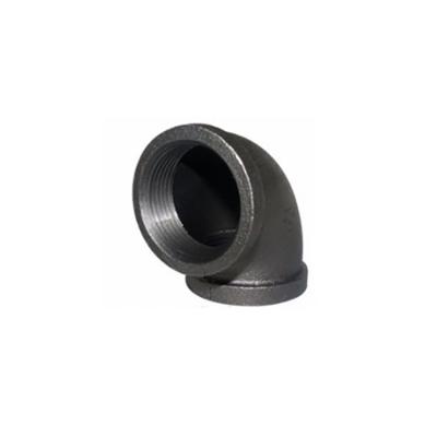 Chine Factory Wholesale High Quality Black Elbow Cast Malleable Threaded Pipe Fittings à vendre