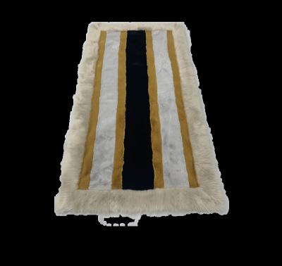 China Soft Hand Feeling Natural Bedroom Rug Faux Area Fluffy Wool Blanket for sale