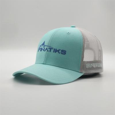 China Custom High Quality Plastic PVC PVC Debossed Logo Private Label 6 Panel Trucker Hats for sale