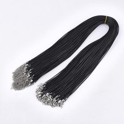 China Viable Wholesale Waterproof Korean Waxed Diy Waxed Necklace Rope Round Polyester White Rope Bracelet Waxed Cotton Rope for sale