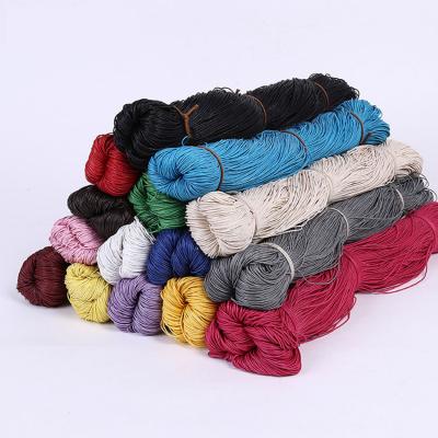 China Customized Wholesale Good Quality Durable 400m High Tenacity 400m Durable Round 100% Polyester Waxed Rope for sale