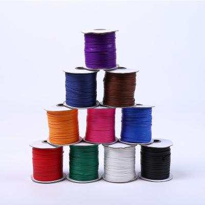 China Wholesale Custom Viable Colors Cord Wax Cord 1.5 Mm Cotton Waxed Textile Cord Waxed Shoelace Necklace Cord for sale