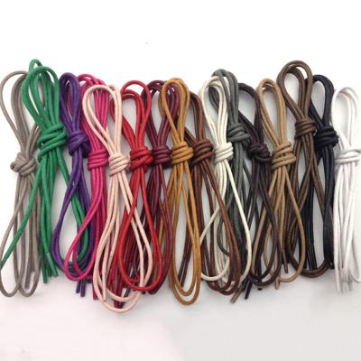 China High Tenacity Hot Sale High Quality South American Waxed Cord Waxed Sewing Line Thread Waxed Textile Cord 1.5 mm for sale