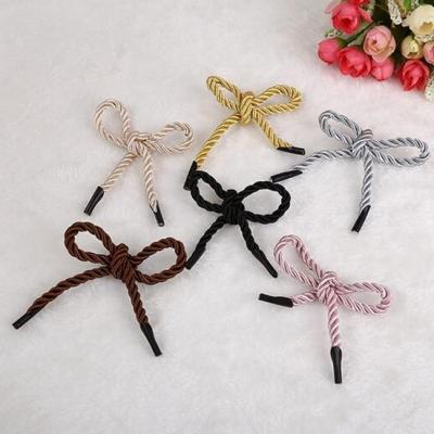 China Wholesale Price 3 Handle Rope Gift Bag Nylon Strand Twisted Portable Paper Bag for sale