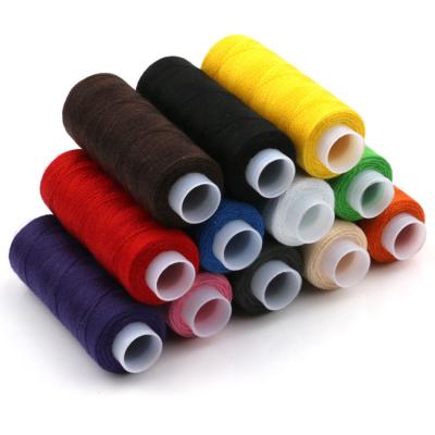 China Durable Custom Household Spool Mini Colorful Polyester Sewing Thread For Clothes Hand Knitting Yarn for sale