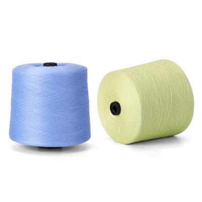 China Spring And Summer Sustainable High Quality Cotton Blended Yarn Good Quality 72% BCI Cotton 28% Nylon For Knitting Yarn for sale