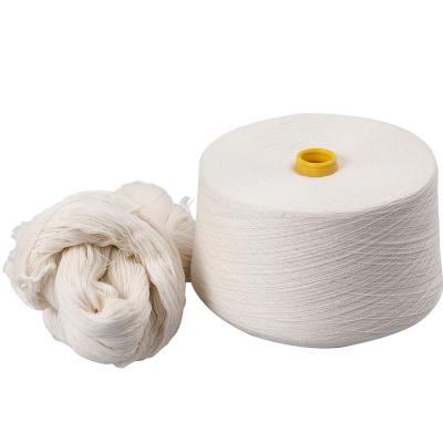 China High tenacity skin-friendly quality bleached tight spinning regenerated hot selling natural cotton NE30/1 in worsted weight 100% for knitting yarn for sale