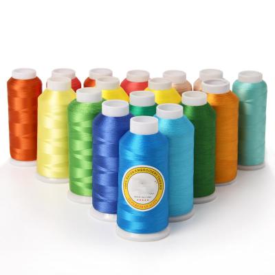 China Viable Factory Wholesale Machine Embroidery Thread 120D/2 100% Viscous Rayon Embroidery Thread for sale