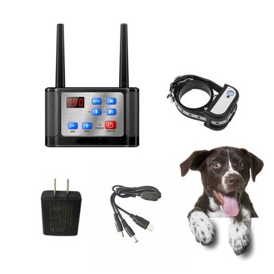 China Viable Wireless Dog Barrier For Pet Dog Fence Containment System Waterproof Electric Training Collar for sale