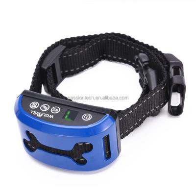 China Viable No Bark Collar Update Version Dog Barking Control Training Rechargeable Collar Passiontech P-165A for sale